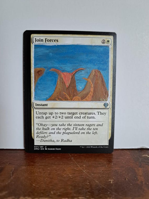 MTG: Joining Forces Alter - Etsy
