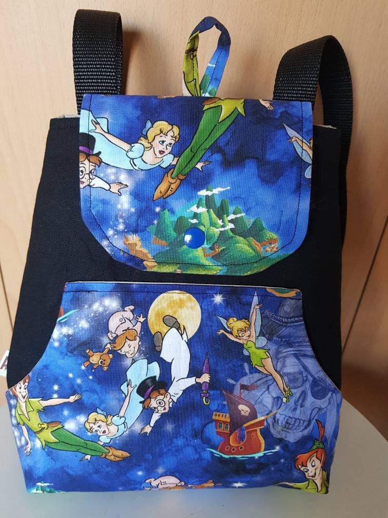 Peter Pan Disney Child Backpack Etsy