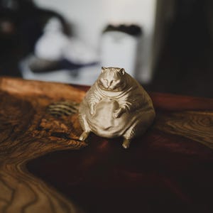 Chunky Fat Cat Tea Pet (Guld eller Svart) Gongfucha