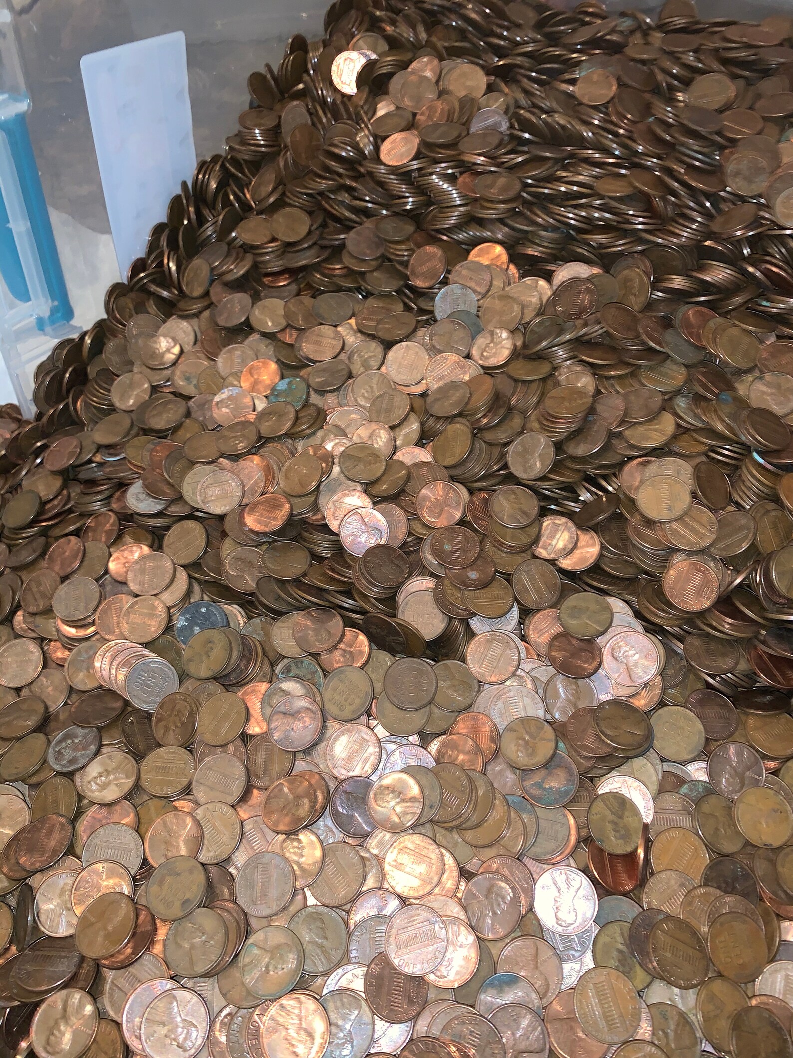 US Copper Pennies pre 83 totals 34 LBS 50FV Etsy