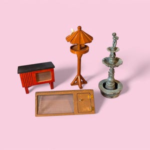 Dolls House Furniture 1:12 1/12 Scale - Garden Furniture
