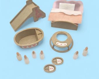 Sylvanian Families Baby Nursery Furniture - Group