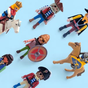 Vintage Playmobil Pirates, Knights and Viking Figures - Playmobil Spares, Playmobil Dolls, 80s Toys, 90s Toys