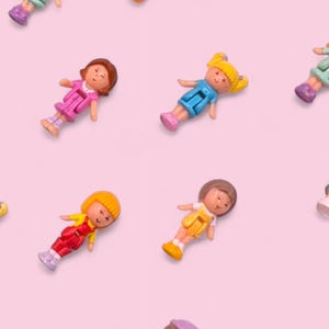 Vintage Polly Pocket Midge, Lulu and Tiny Tina Figures - Choose One - Polly Pocket, Polly Pocket Dolls, Bluebird Toys, 90s Toys