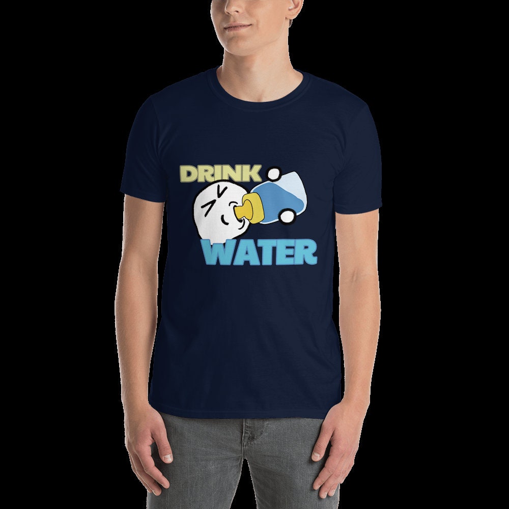 Character Drink Water Unisex TShirt Etsy