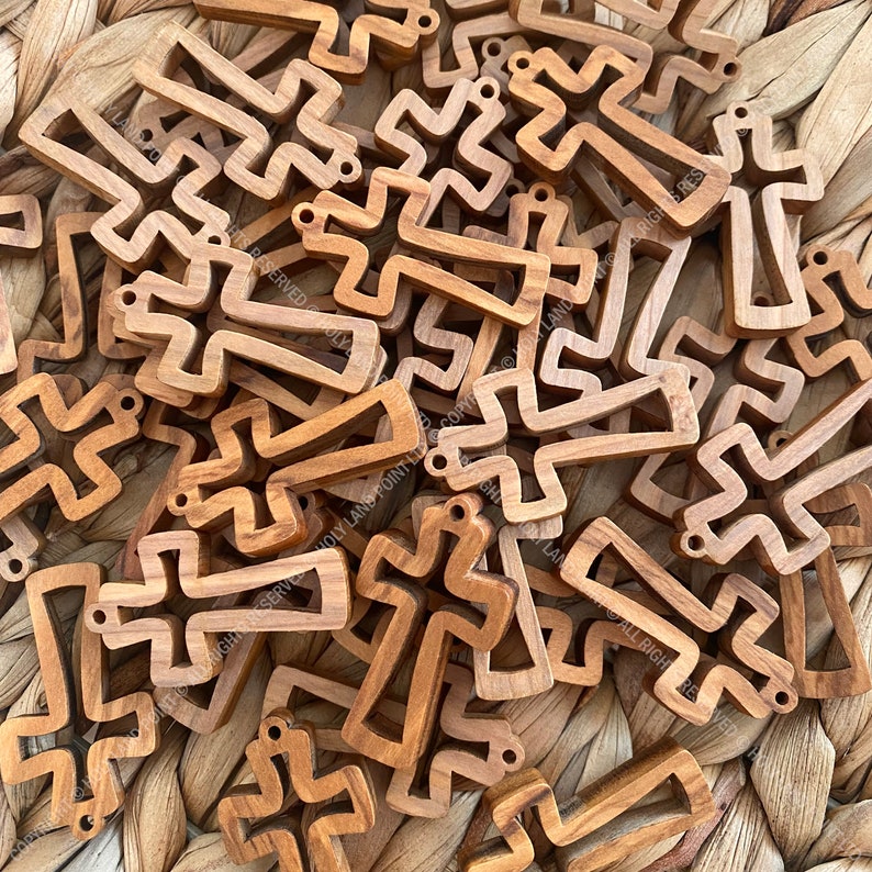 Olive Wood Crosses Natural Wood Crosses Wooden Crosses Etsy