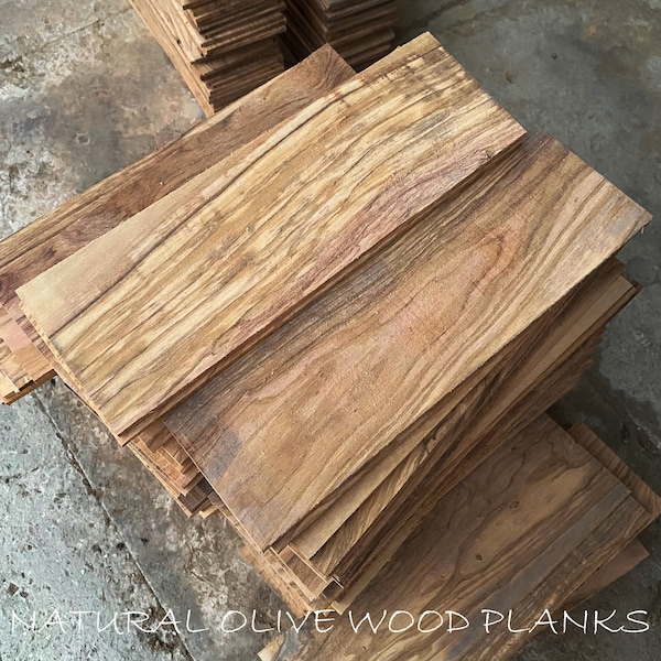 Olive wood planks, Wood planks, Hard wood, Exotic wood, Olive wood, Olive wood blanks 12.5 inch by 3.9 inch