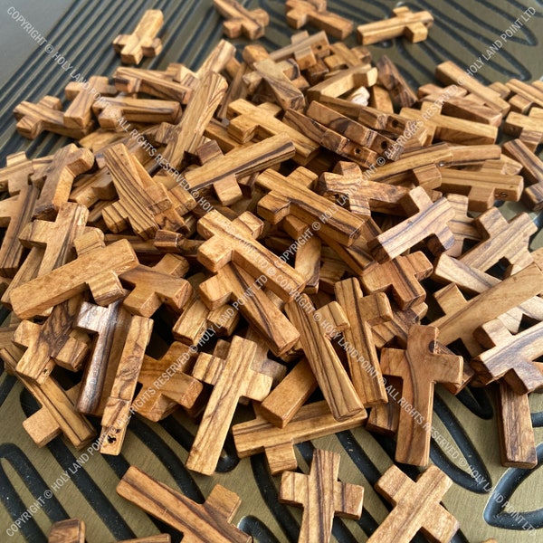 Natural olive wood crosses, Bethlehem crosses, Wooden crosses, Holy Land crosses, Olive wood crosses