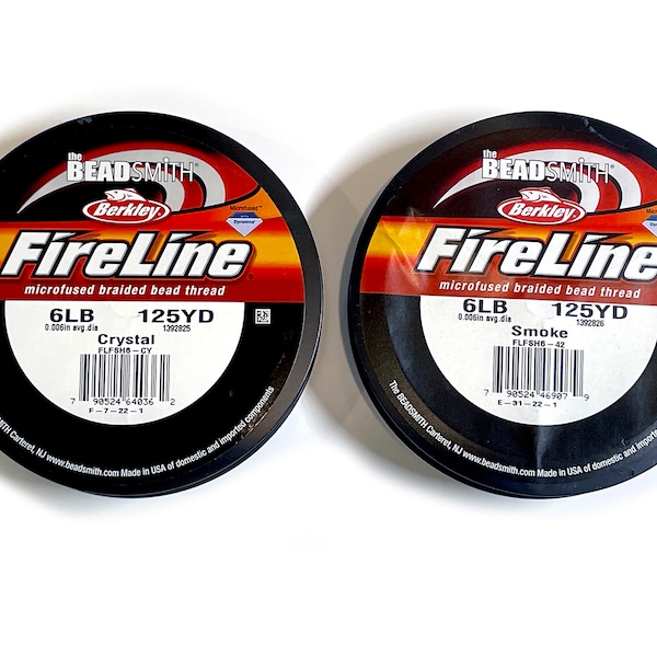 Fireline - 6lb, 125  or 300 yard spool, by Beadsmith for jewelry making