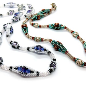 PDF Pattern - Susie&#39;s Serpentine Necklace