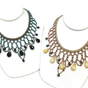 PDF Pattern - Peacock Necklace