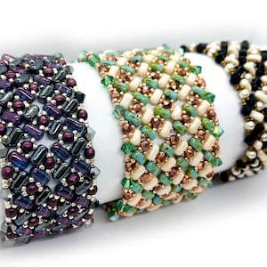 PDF Pattern - Basket Weave Bracelet