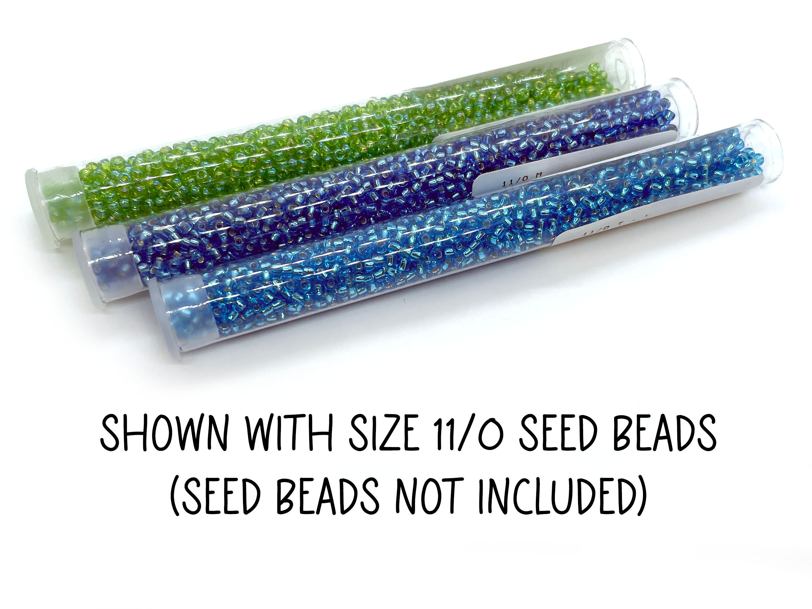 Bead Storage Tubes With Flat Caps 100 Pieces 3/8x4 Etsy