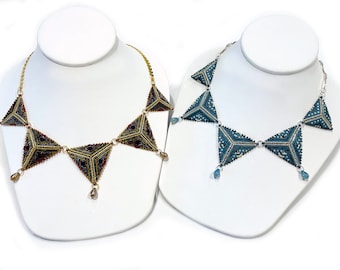 Kit de cuentas - Collar triangular de peyote