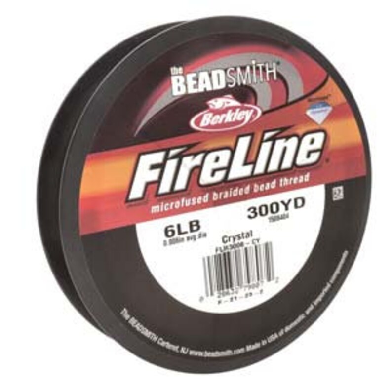 Beadsmith Fireline – Braided Beading Thread, Crystal or Smoke - Etsy