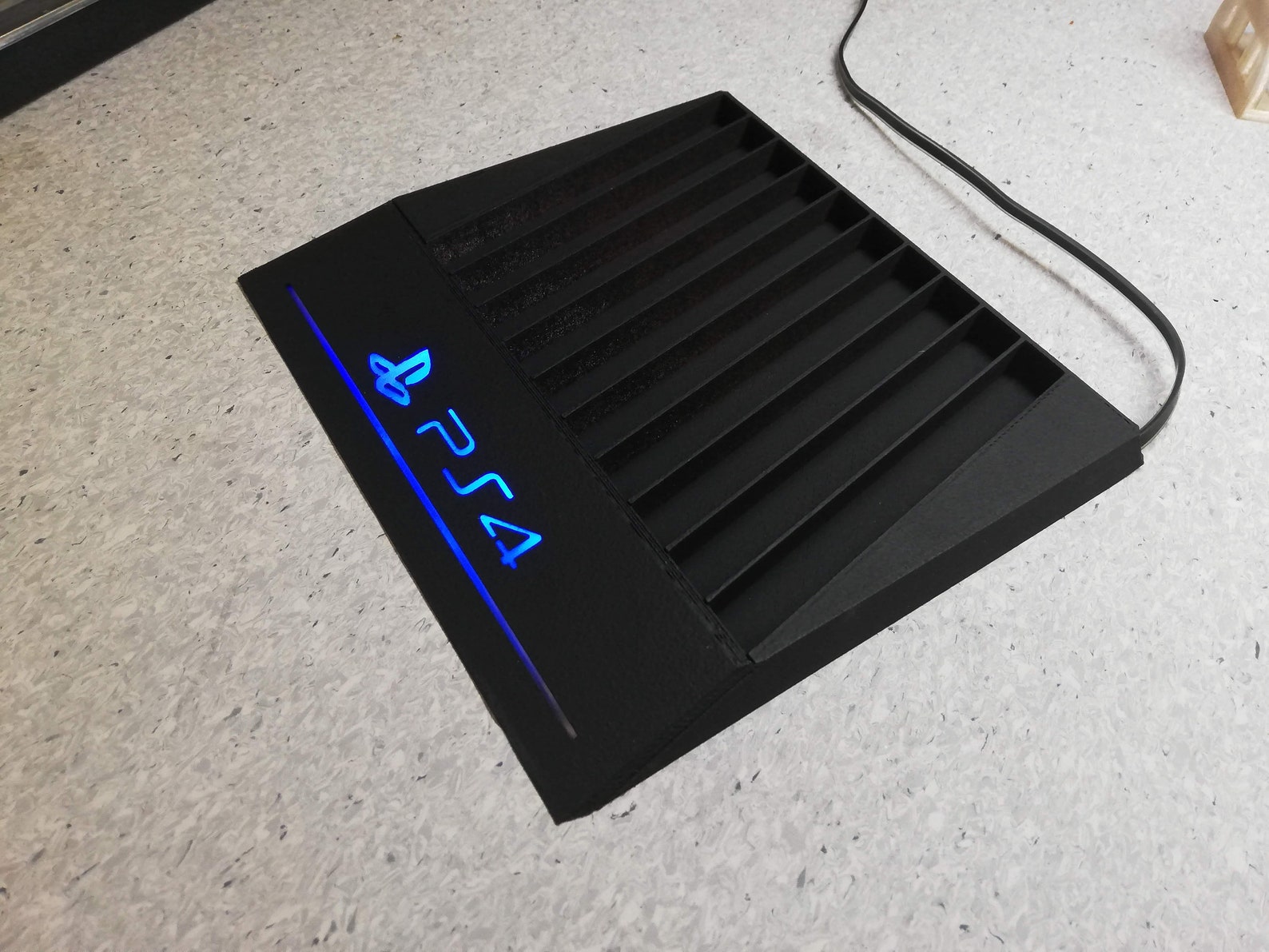 PS4 Game Box Storage Stand with LED Lights Etsy