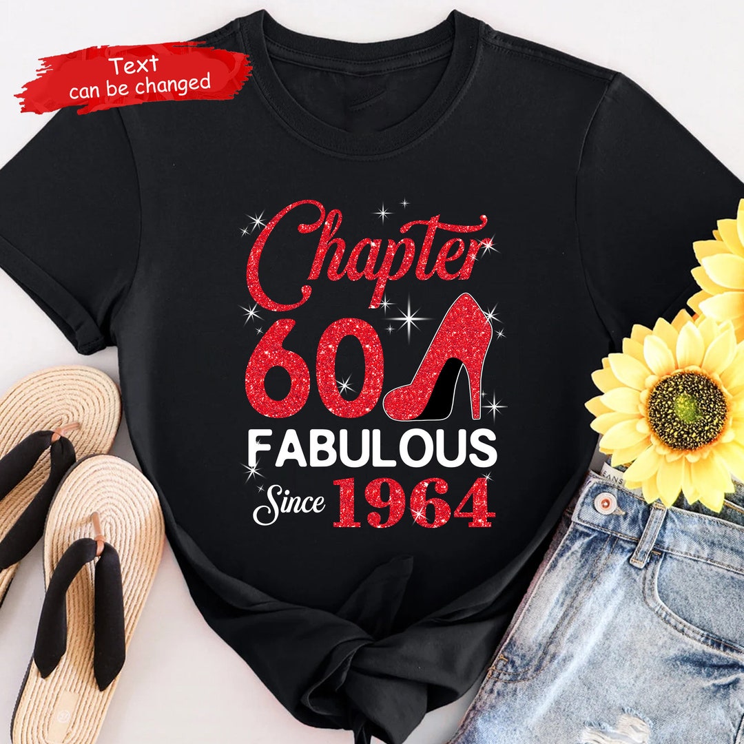 Chapter 60 Shirt, Est. 1964, Hello 60, Custom 60th Birthday Shirt, 60th ...