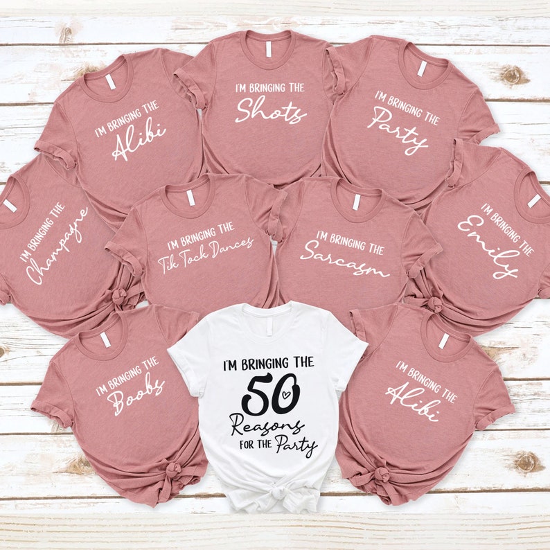 50th Birthday Shirt Funny Birthday Group Shirts Birthday Etsy