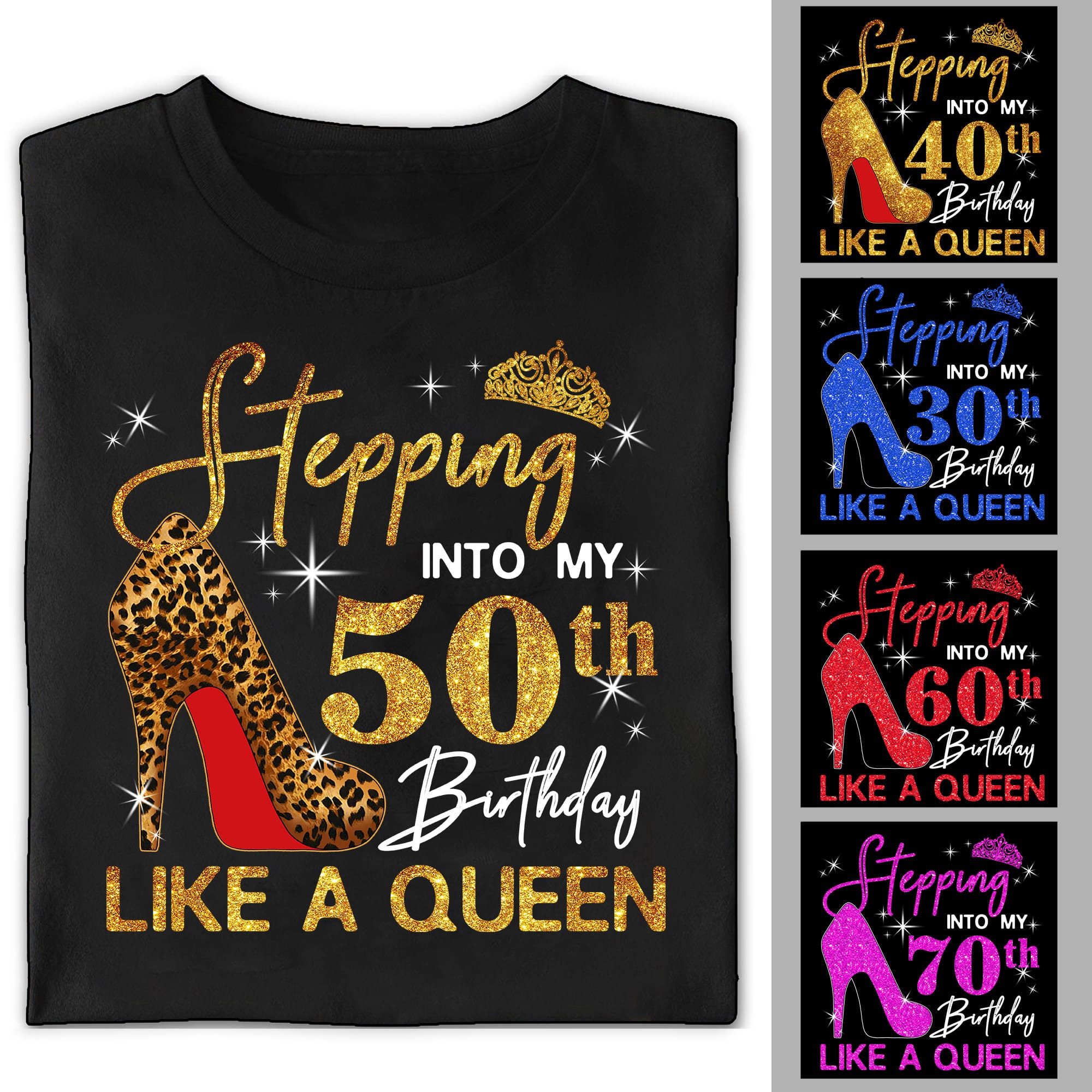 Stepping 50th Birthday Like A Boss 50.h Birthday Leggings by