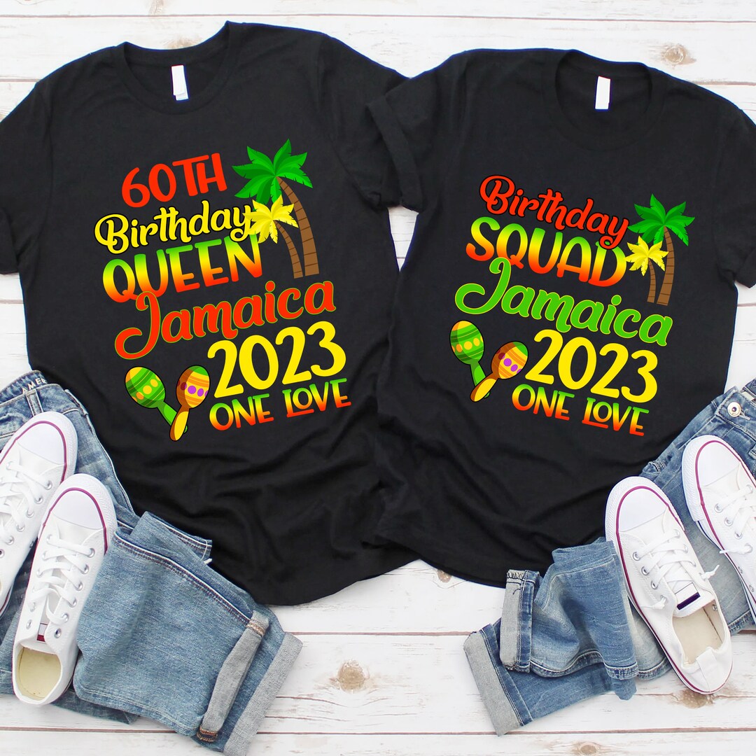 Birthday Queen Jamaica Shirt, Birthday Squad Jamaica Vacation, Jamaica