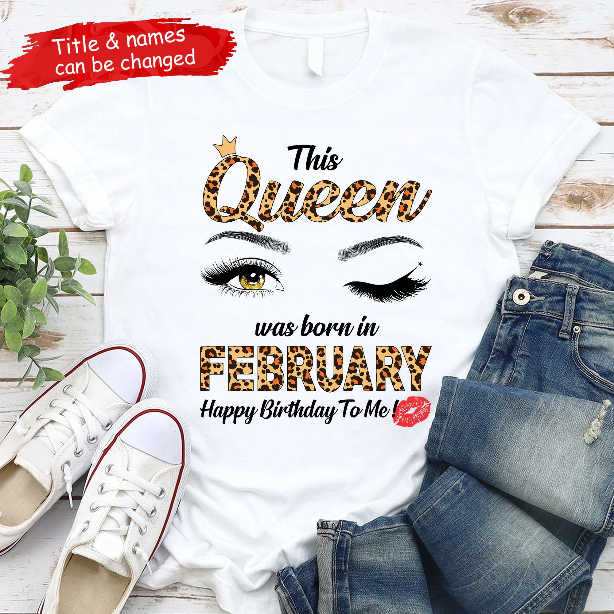 This Queen Was in February Birthday for Women - Etsy