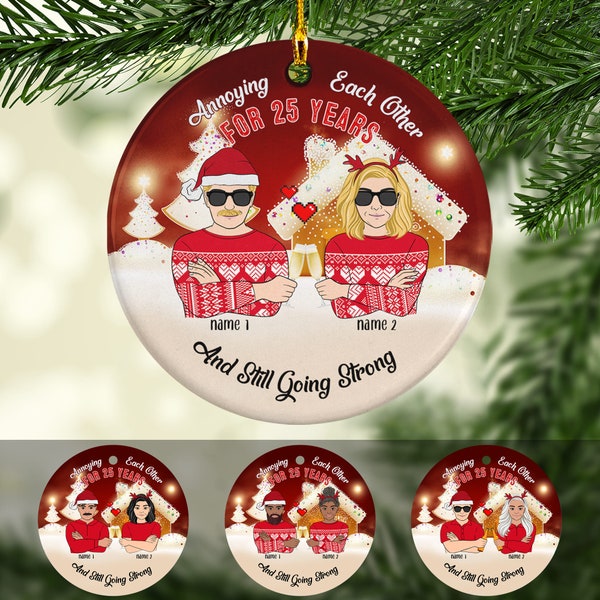 Personalized Annoying Each Other Married Couple Crystal Pendulum - Gift Idea For Couple - Husband & Wife Annoying Each Other For 20 Years