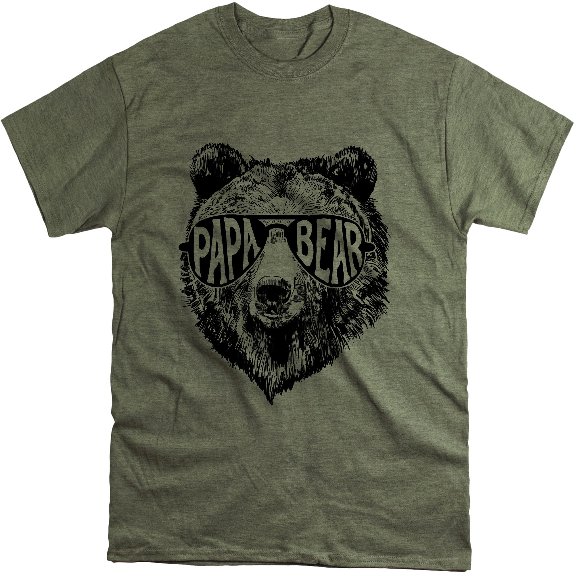 Macorner Papa Bear Gifts for Dad Graphic by little rabbit 995