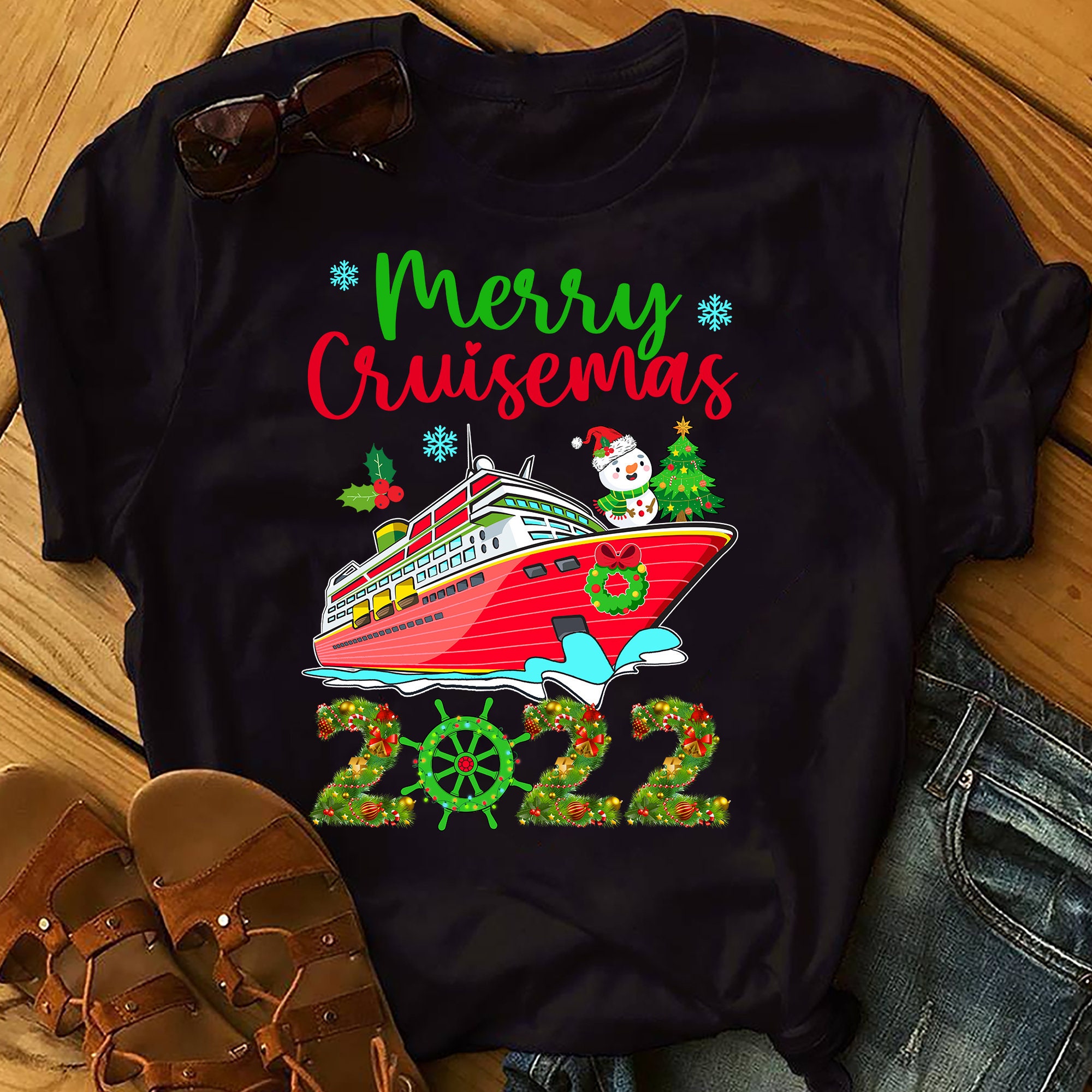 Merry Cruisemas Family Christmas 2022 Shirts Cruisin Crew - Etsy