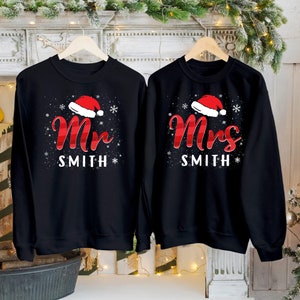Husband and wife christmas hotsell jumpers