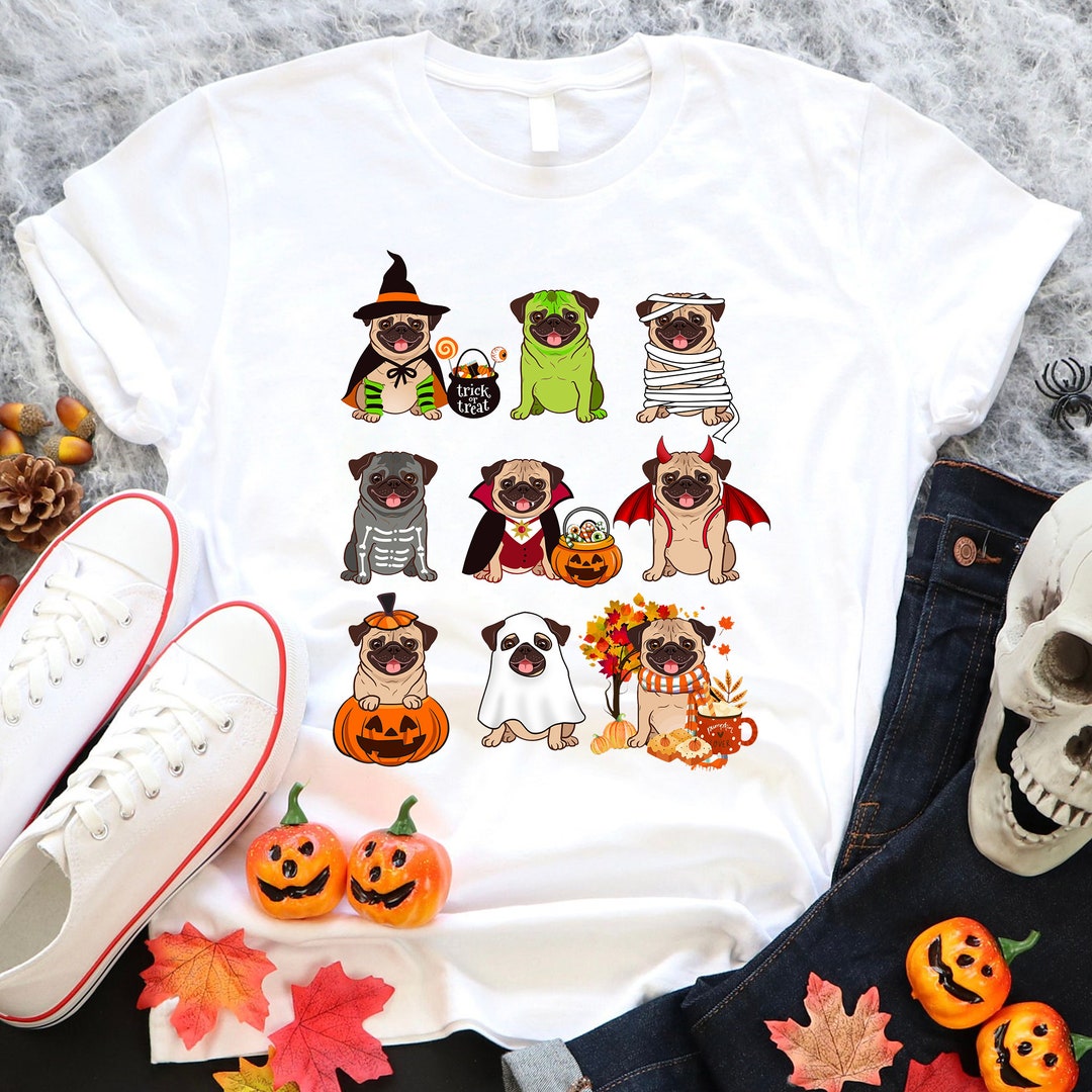 Dog Horror Halloween Shirt, Dog Horror Shirt, Pug Dog Halloween Shirt