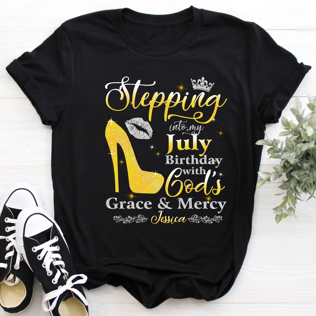 Custom July Birthday Shirt for Women Personalized July Etsy