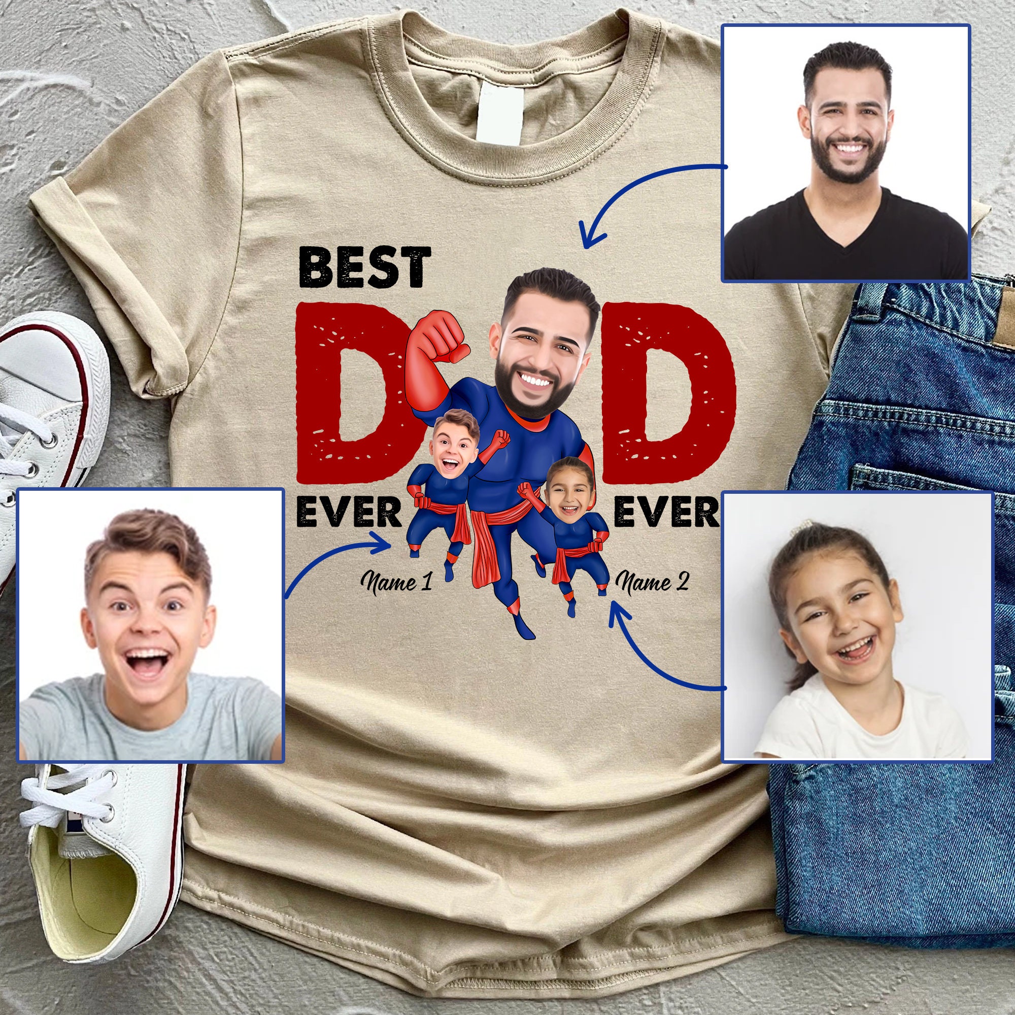 My Superhero - Dad Etsy is