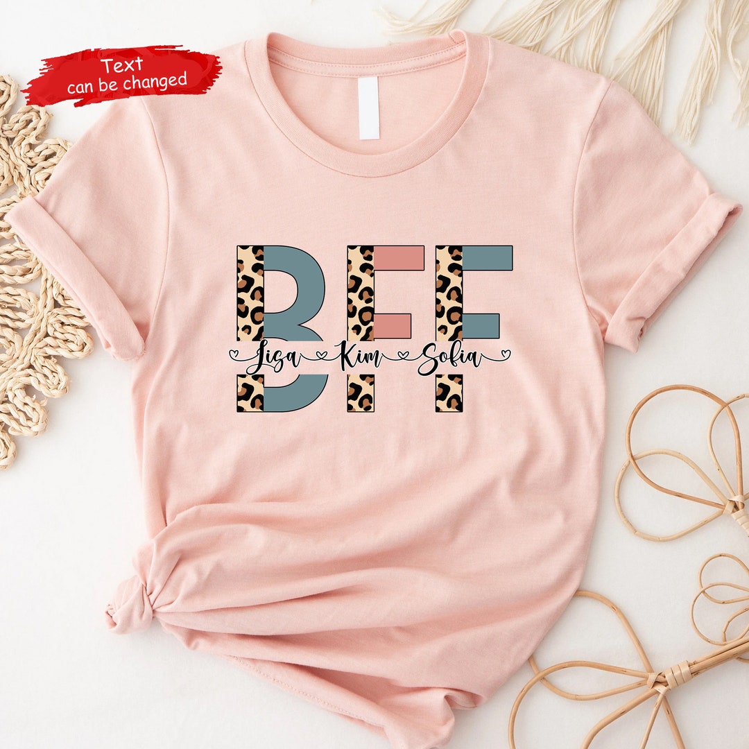Best Friends Leopard Shirts Personalized Shirt for Best - Etsy
