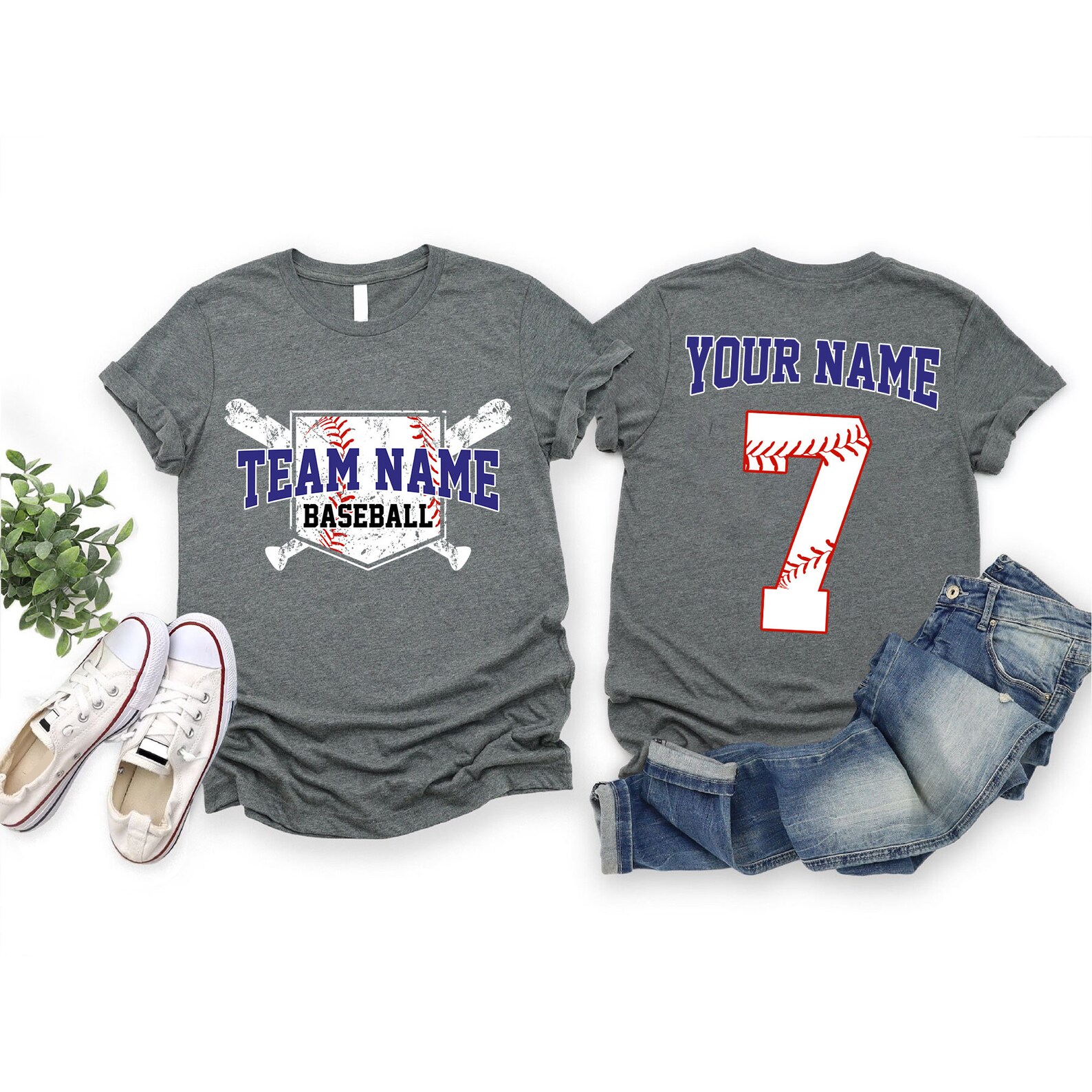 Custom Baseball Team Name Shirts Baseball Numbers Shirt Etsy