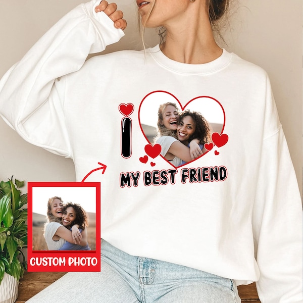 I Love Personalized Photos Shirt, Custom I Love Shirt, Custom Men's Ladies Shirts, I Love Heart Shirt, Your Photo Shirt, T-shirt Picture