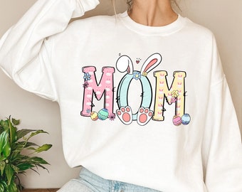 Mama Bunny Easter Shirt, Mother Bunny Shirt, Mom Grandma Mimi Gigi Bunny Baby, Pregnancy Shirt, Easter Expecting Mom Top
