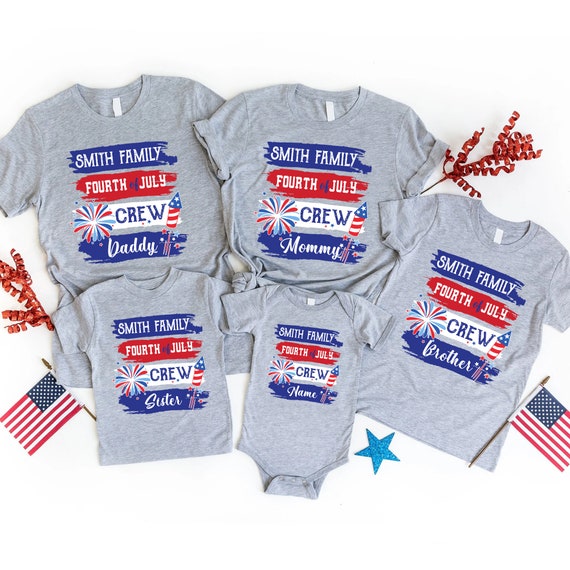 Matching 4th of july family outfits cheap