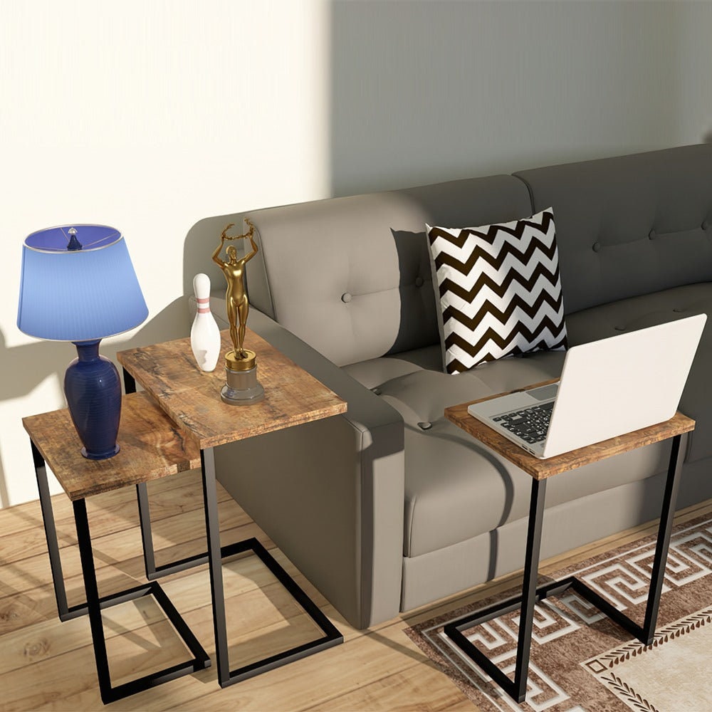 Couch and Sectional SLIDE Table, Sectional Table, Side Table, C Table as  Seen on Tiktok/instagram 
