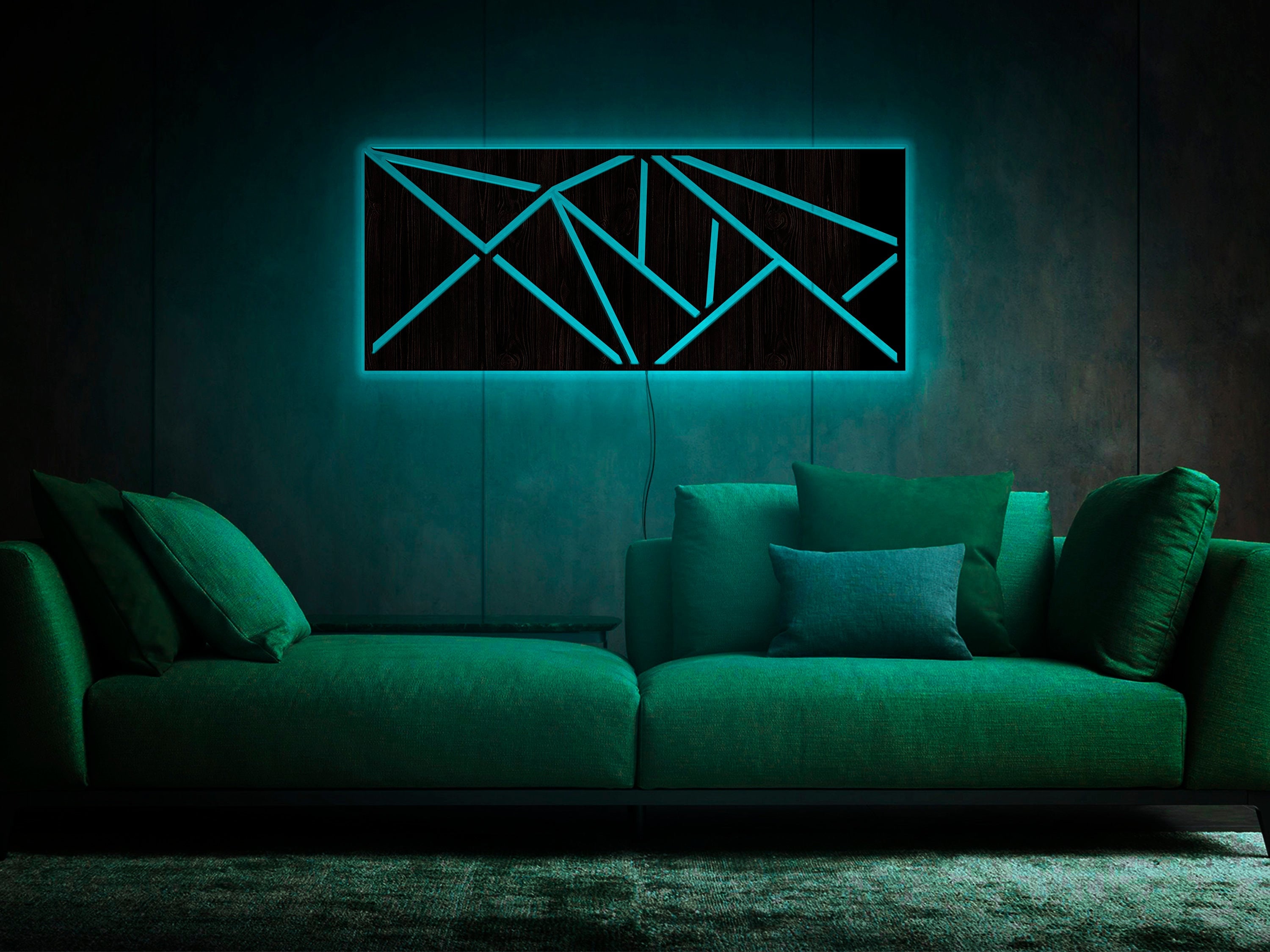 Lighted Wall Art LED Wall Decor Led Wall Art Led Wall Etsy