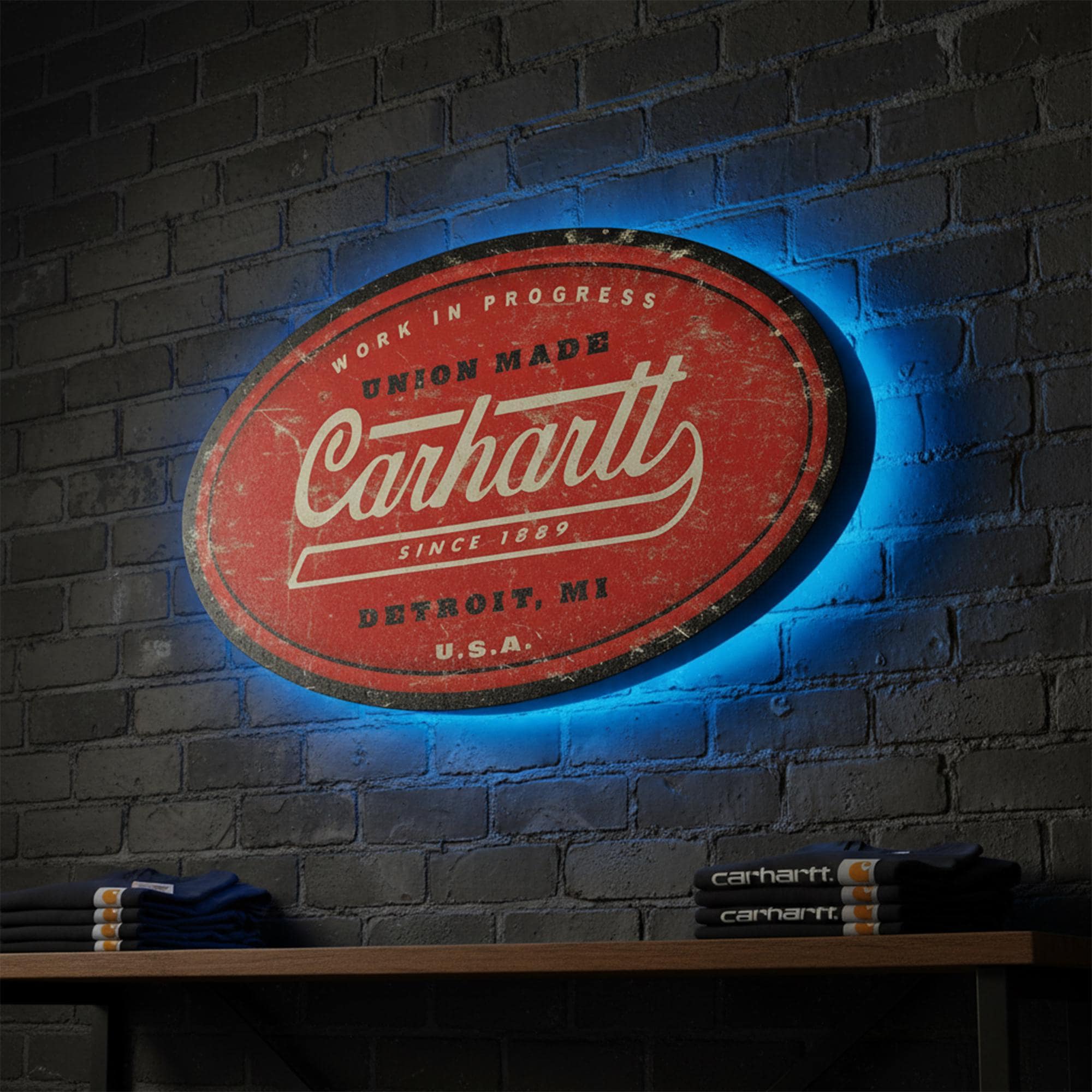 Carhartt Vintage Sign - Etsy