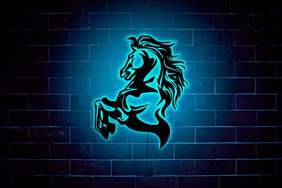 Horse Neon Sign Horse Led Light Horse Neon Light Horse - Etsy Canada