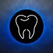 Tooth Neon Sign, Tooth Led Light, Tooth Neon, Tooth Wall Art, Tooth Led ...