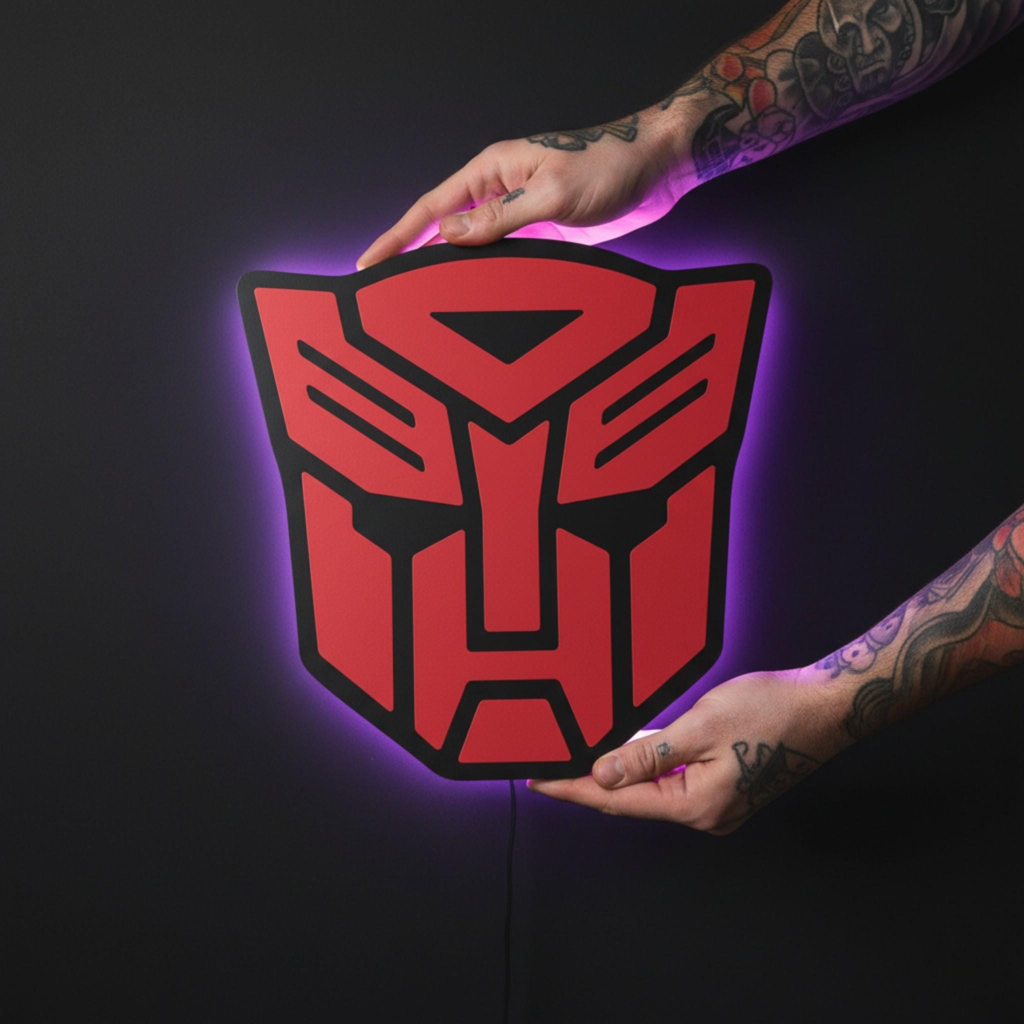 Transformers Wall Art, Optimus Prime Neon Sign, Megatron Light up