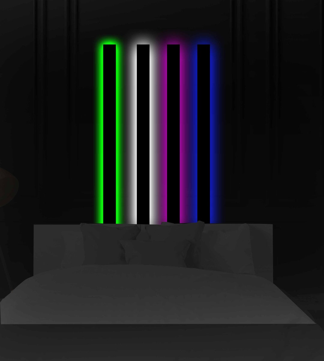 Game Room Lights Gaming Room Panel Led Panel Wall Light Etsy