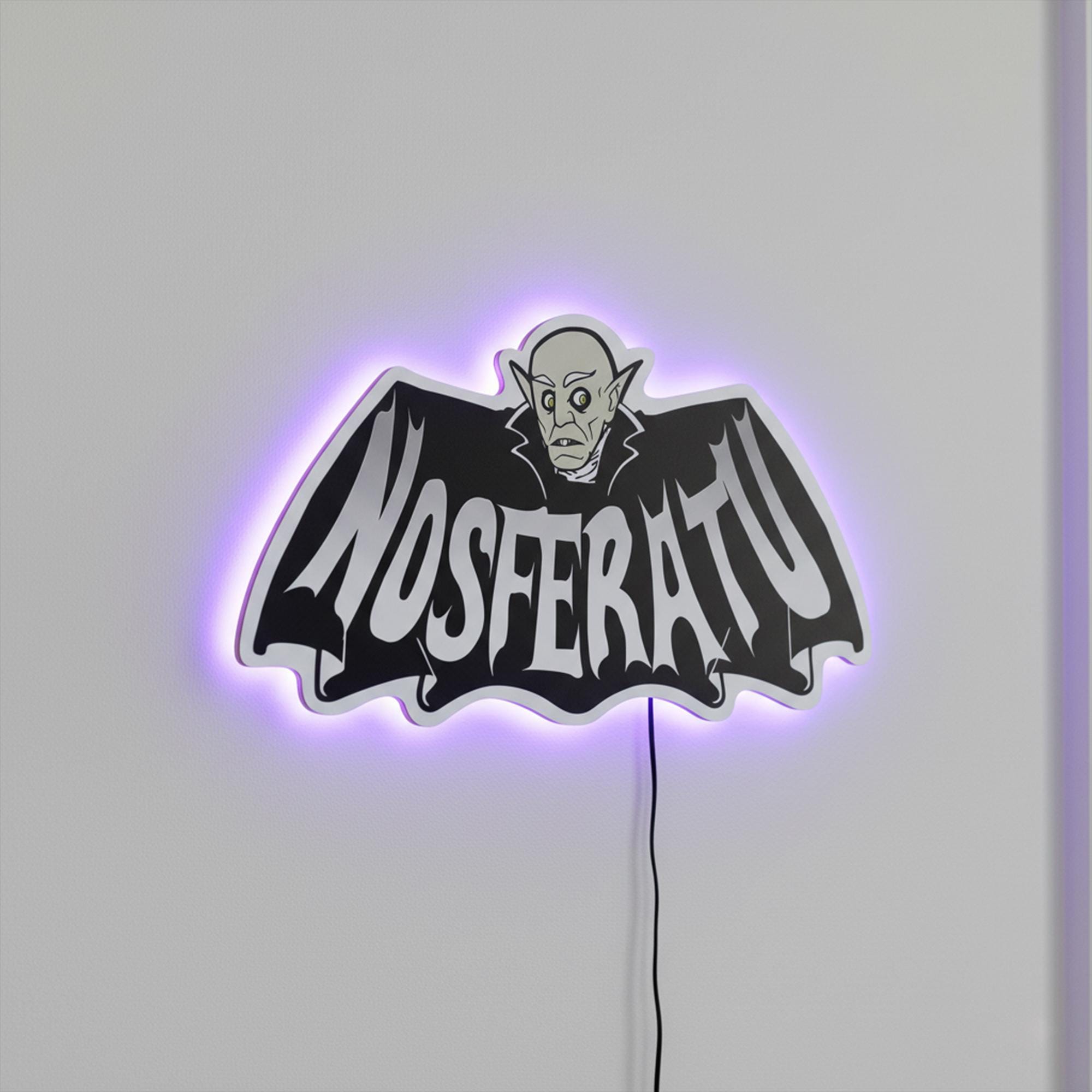 Snf Sign Nosferatu Neon Sign, Vampire Neon Light, Gothic Horror Wall Decor ...