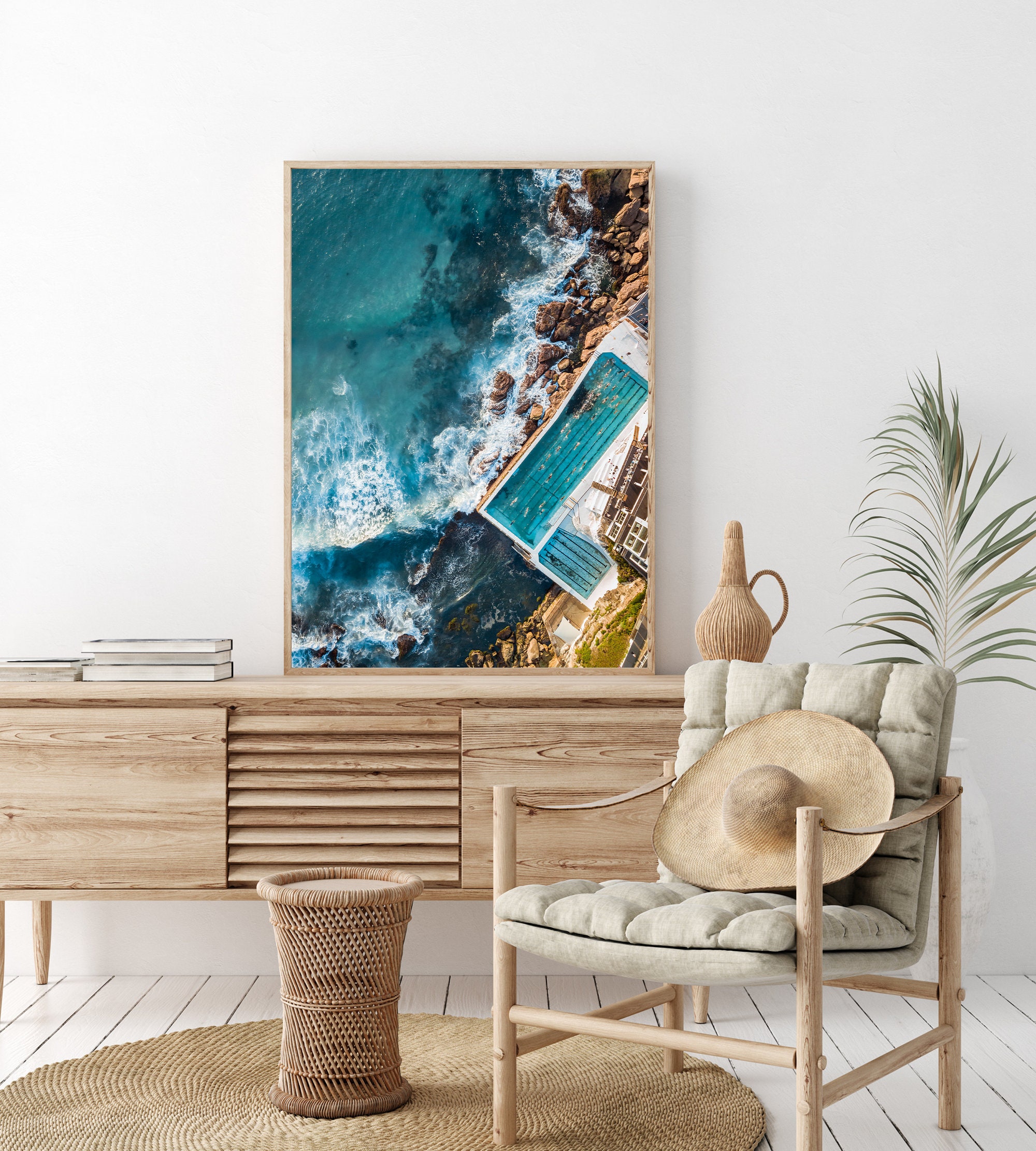 Australian Beaches Prints Set of 3 Wall Art Canvas Print Ocean