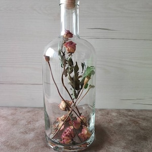 Rose dream in the bottle|| Dried flowers in a jar| Decoration| Gift idea| Mother&#39;s Day| Valentine’s Day