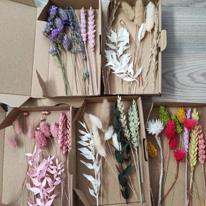 DIY dried flowers box| Dried flowers mix| Your project| Crafting | Guest gift| Decorative gift| Mini bouquet| Mother&#39;s Day| Free shipping