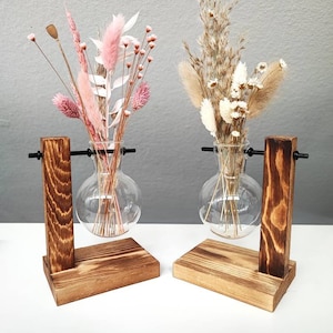 𝔽𝕝𝕠𝕨𝕖𝕣 𝔹𝕠𝕥𝕥𝕝𝕖 Vase with dried flowers | Spring decoration | Ball vase | Dried flowers in glass | Wedding decoration | Table decoration | Mini bouquet
