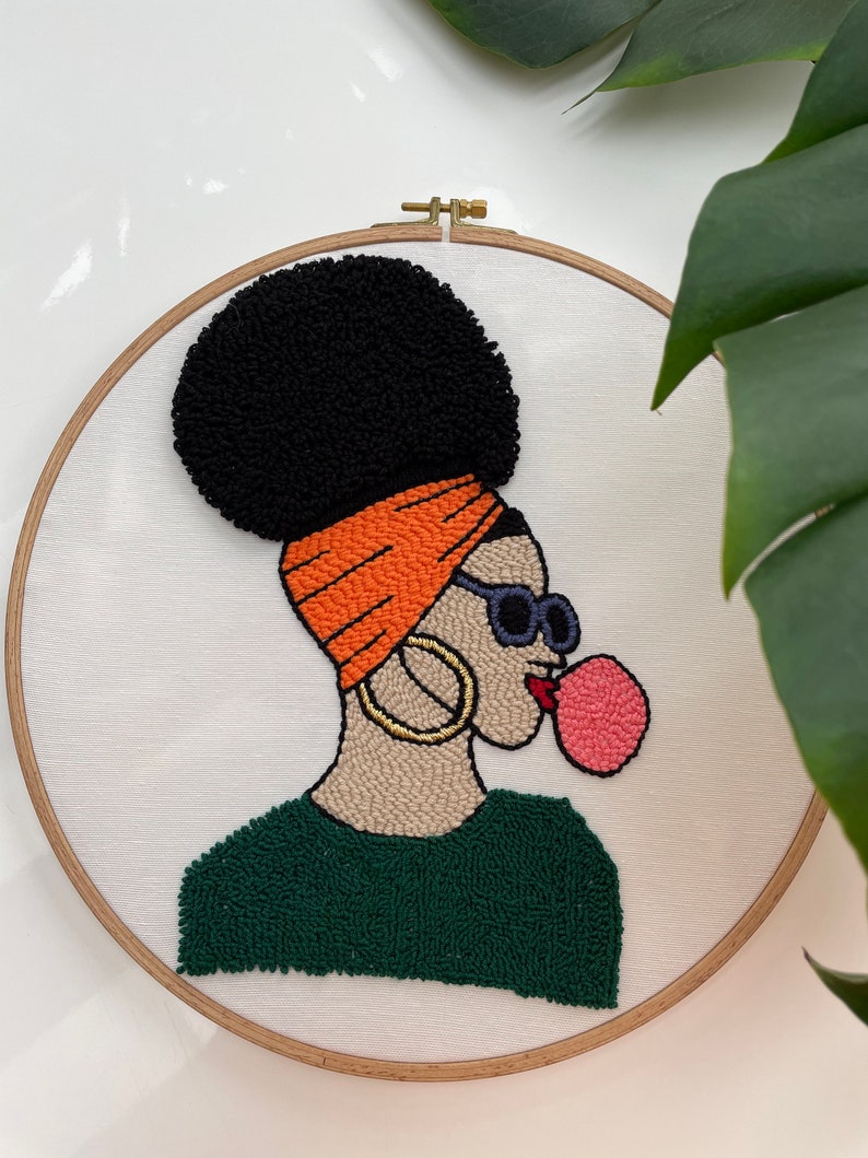 African Punch Needles Start Kit/ Beginner Punch Needle Kit Etsy